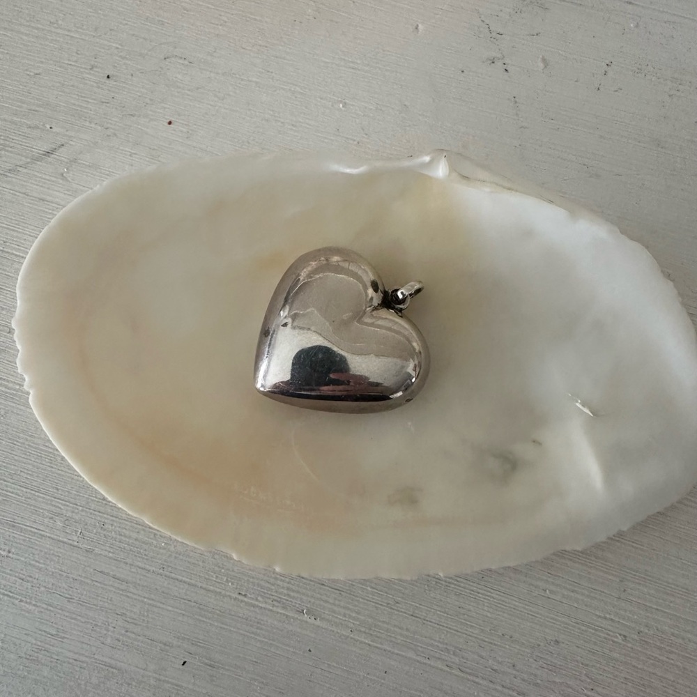 Sterling silver heart pendant